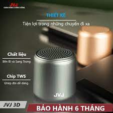 Loa di động Bluetooth JVJ Mini 3D BLT Không Dây - Âm Thanh Nổi Siêu Bass bỏ túi mang theo tiện lợi, Màu sắc bất kì