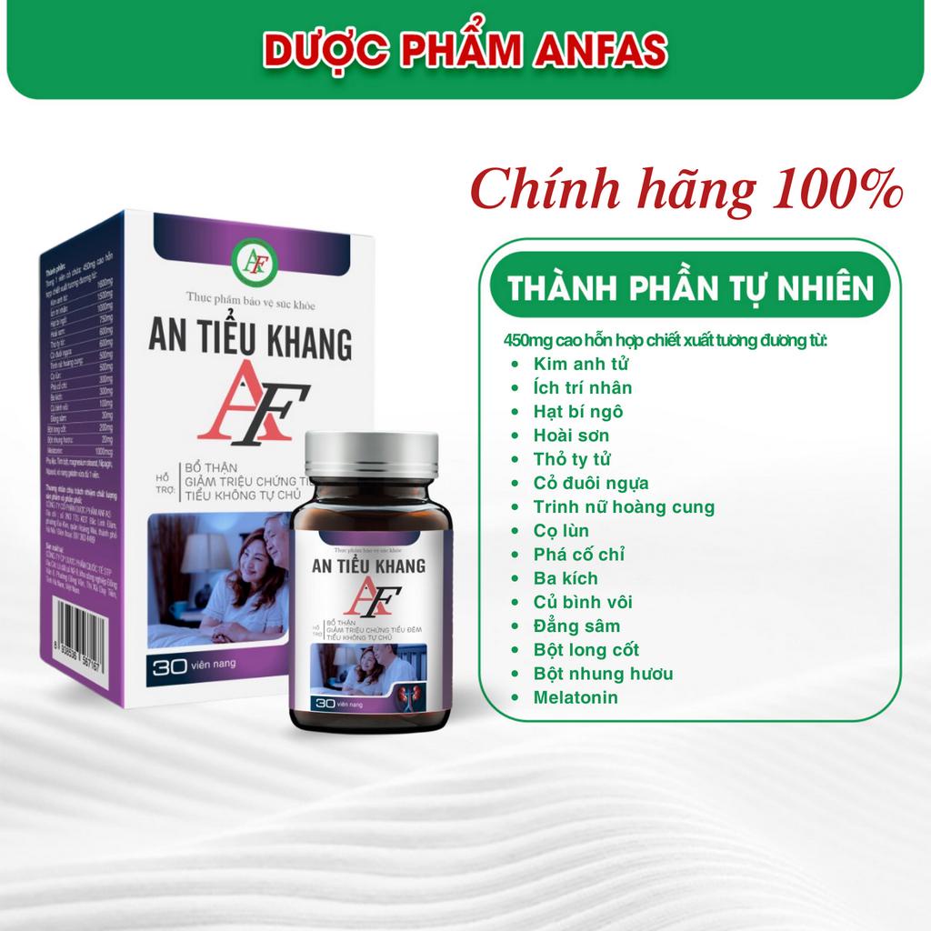 Viên uống An Tiểu Khang Ramukid (lọ 30v) giảm tiểu đêm, tiểu nhiều lần, bổ thận, giảm nguy cơ sỏi thận