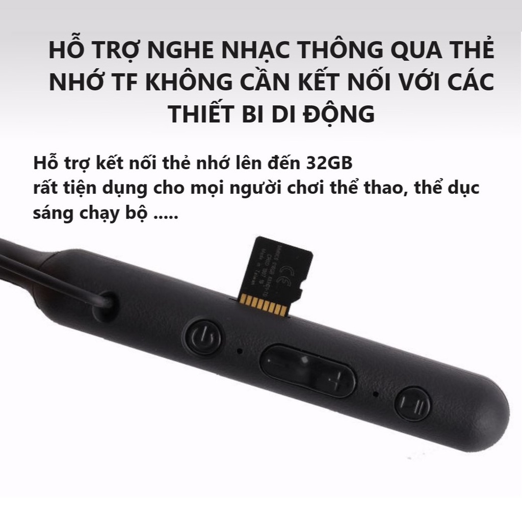 Tai nghe không dây, tai nghe bluetooth nhét tai Zh450 Pin 600mAh nghe  nhạc 60h mic đàm thoại tốt âm thanh sống động