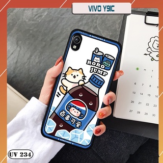 Ốp lưng nhám in hình 3D Vivo Y91C