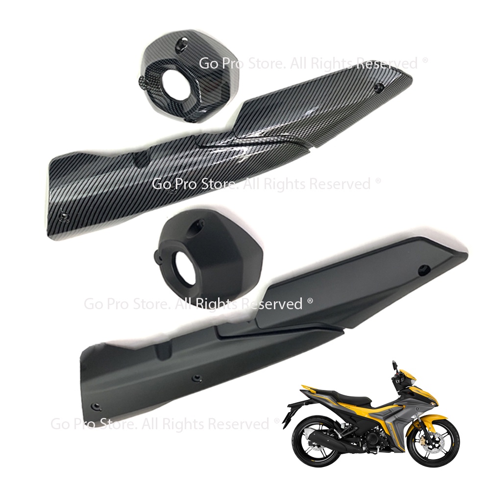 Bộ Che Pô &amp; Chụp Đích Pô EXCITER 155cc VVA Mẫu M90
