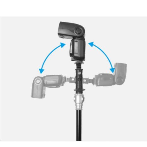 Gá đèn Flash gắn dù - phụ kiện studio, Chân Đế E Mount giá rẻ HL Lighitng
