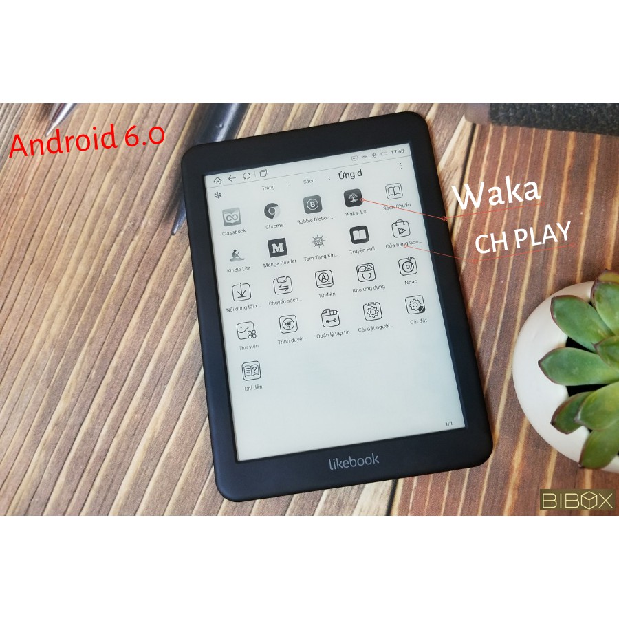 Máy đọc sách Likebook Mars tặng kho sachchuan, khosach PDF miễn phí trọn đời | BigBuy360 - bigbuy360.vn