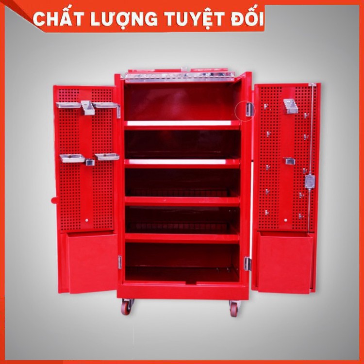 [Sỉ inbox]  Tủ Đồ Nghề 2 Cánh 5 Ngăn