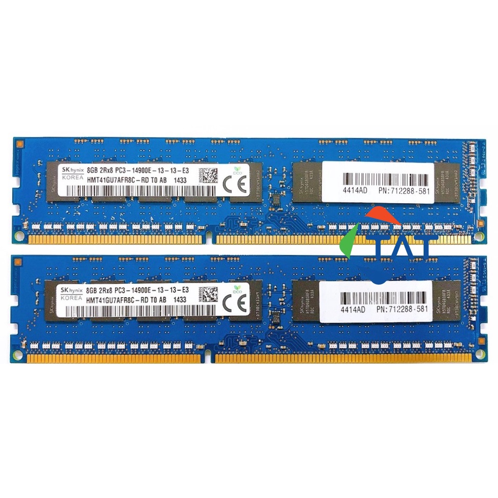Ram Server Hynix 8GB DDR3 1866MHz PC3-14900E 1.5V ECC Unbuffered