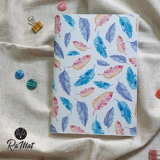 Sổ tay ghi chú hình Lông Vũ Size A5,A6