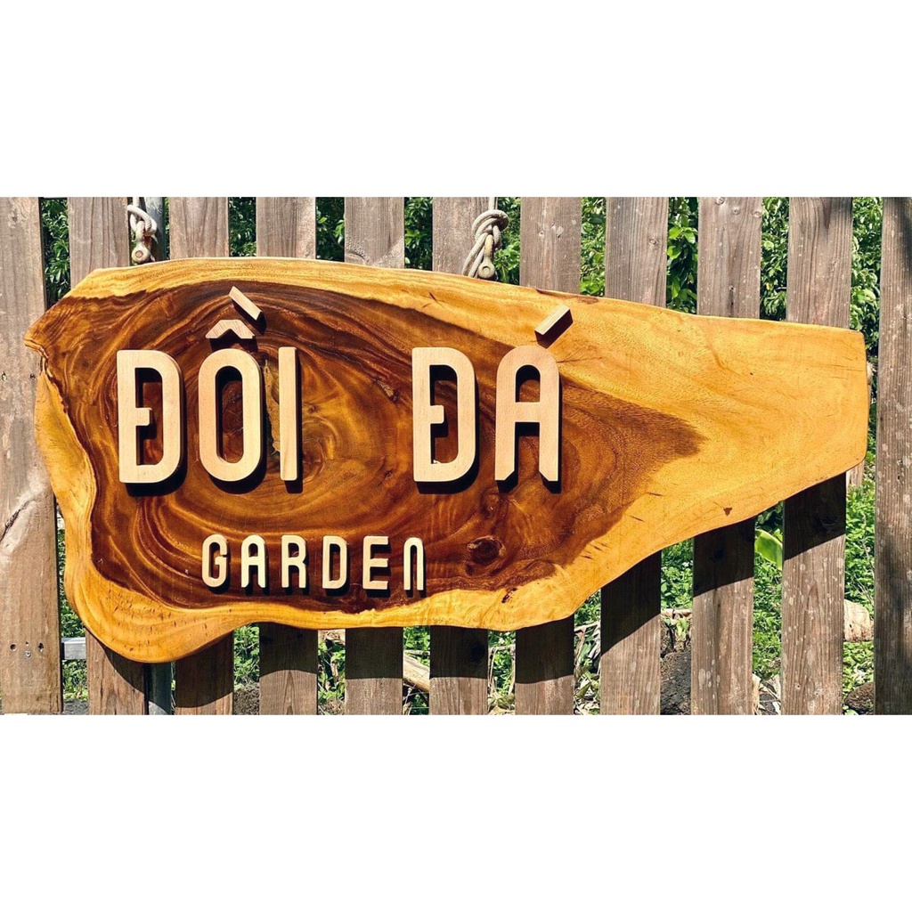 Chữ gỗ decor, chữ gỗ dán tường trang trí  nhà cửa, Vật trang trí tường Decor Quán Cafe - Màu gỗ nâu cao 20cm