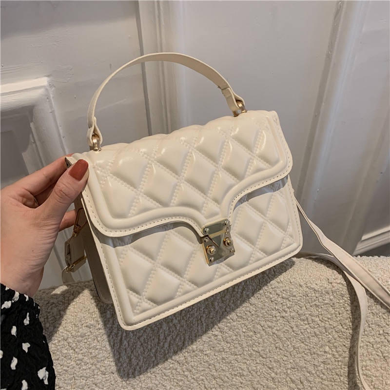 Túi đeo vai IELGY dáng vuông cỡ nhỏ thiết kế đơn giản thời trang cho nữ