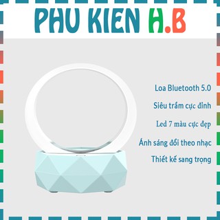 Loa bluetooth mini 5.0 Msmart âm thanh vòm 6D siêu trầm đỉnh cao - Kèm led sáng theo điệu nhạc - Phụ Kiện HB
