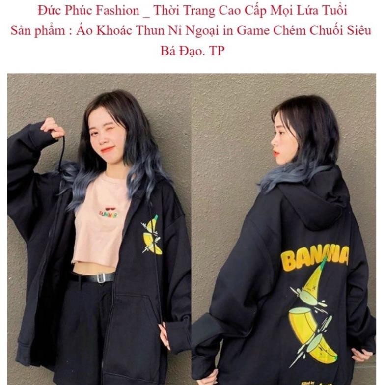 ÁO HOODIE NỮ IN CHUỐI THỜI TRANG PHONG CÁCH SÀNG ĐIỆU | BigBuy360 - bigbuy360.vn