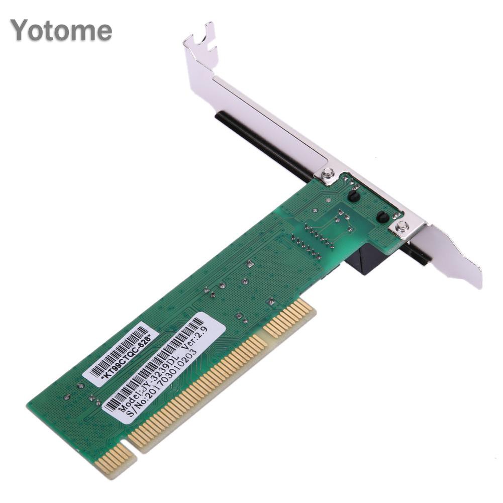 Card mạng lan YO PCI Realtek RTL8139D 10 / 100M 10 / 100Mbps RJ45