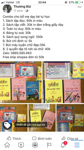 Thanh ly Sách song ngữ cho bé mới