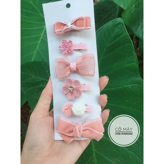 Set 6 kẹp tóc cho bé gái