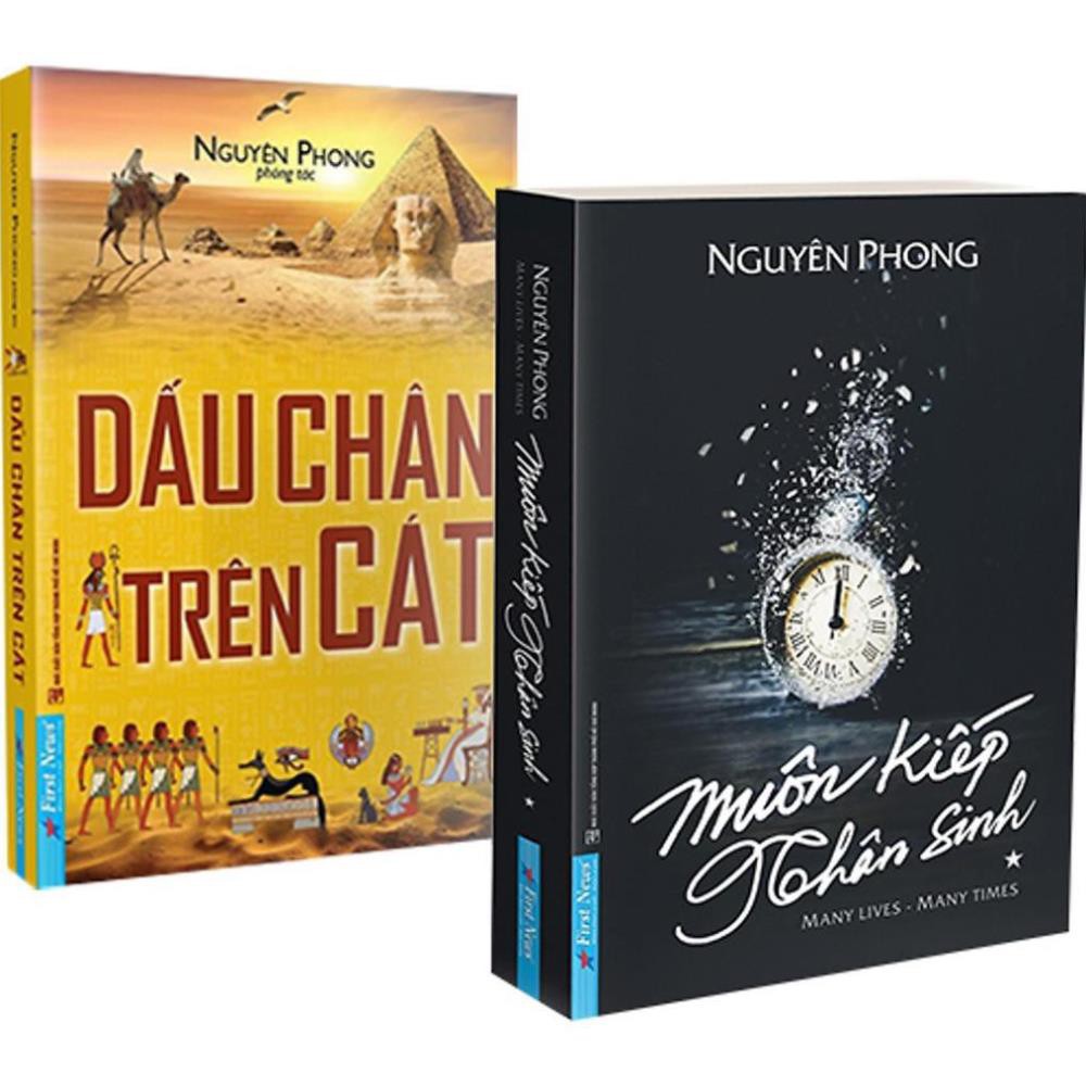 Sách First News - Combo 2 Cuốn Best Seller: Muôn Kiếp Nhân Sinh + Dấu Chân Trên Cát