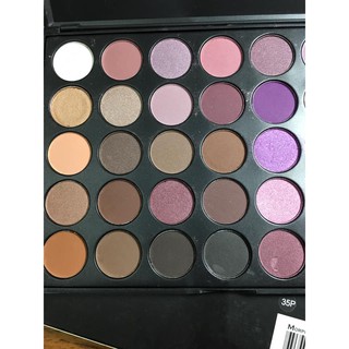 Bảng phấn mắt Morphe 35 ô bảng màu trắng