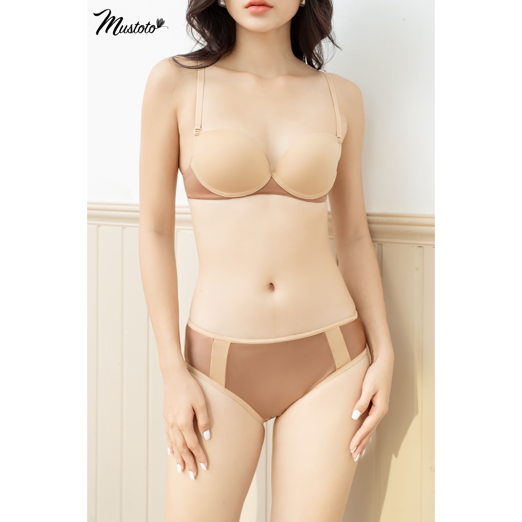 Áo Lót Nữ Kaia Mút Mỏng Không Gọng Nâng Ngực Siêu Thoải Mái Thoáng Mát (Mustoto MA36 Da Đậm)