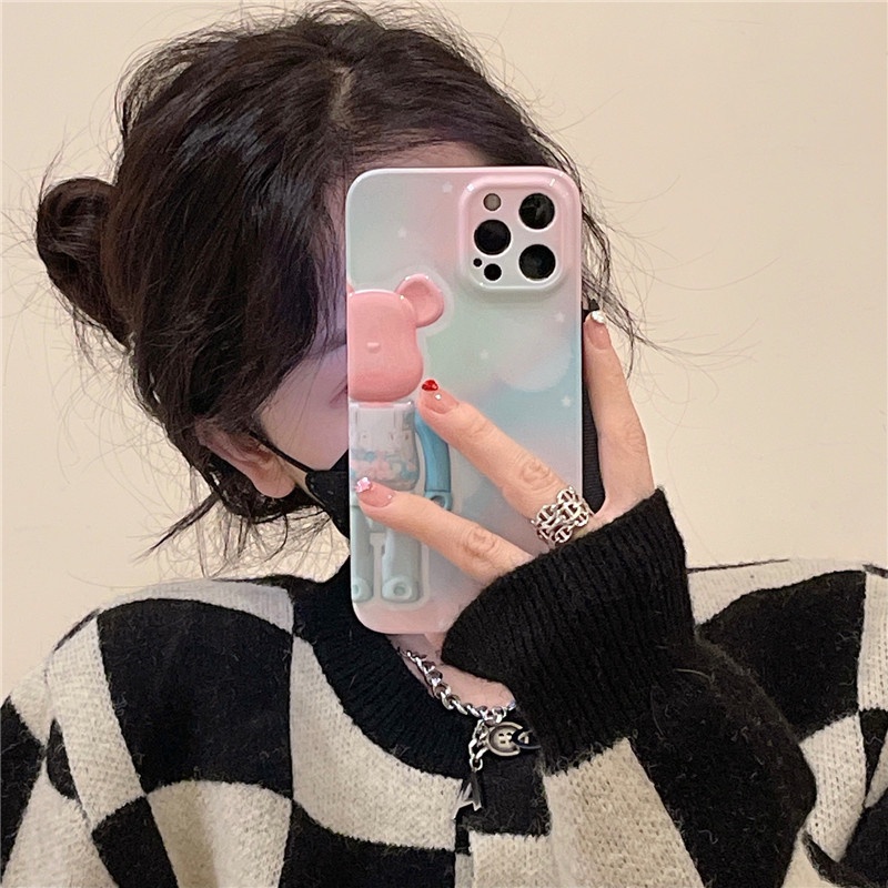 Ốp Điện Thoại In Hình 3D Vui Nhộn Thời Trang Cho iPhone13ProMax i13 12Pro MAX IX/XS MAX 11PROMAX XR i8plus