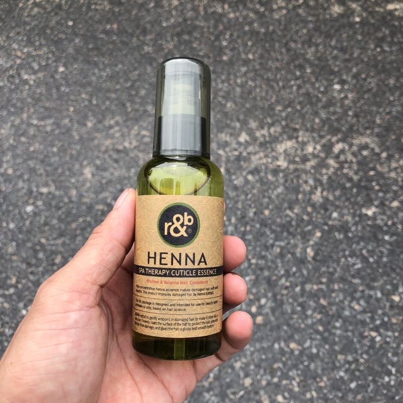 TINH DẦU DƯỠNG TÓC R&B HENNA 100ML