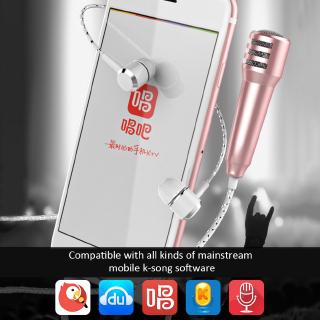 Micro Hát Karaoke Mini Giắc Cắm 3.5mm