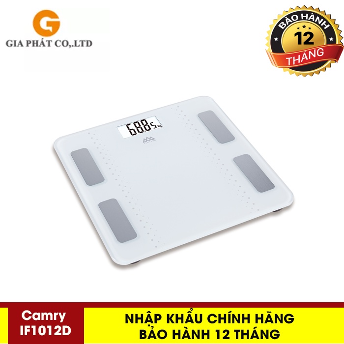 [ CHÍNH HÃNG-BẢO HÀNH 12 THÁNG] Cân Điện Tử Camry IF1012D-  Cân sức khỏe gia đình- Độ chính xác cao