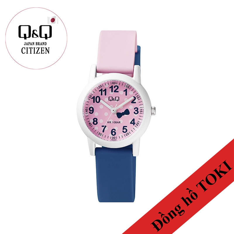 Đồng hồ trẻ em Q&amp;Q Citizen VS49J005Y chống nước bơi lội được