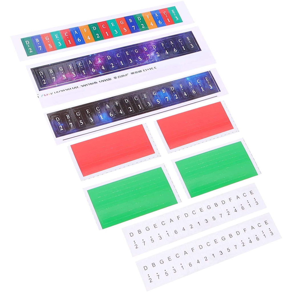 Giấy dán nốt trang trí cho đàn kalimba