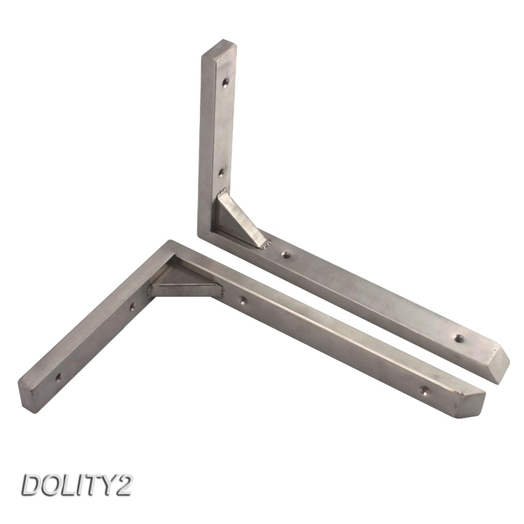 Bộ 2 Khung Tam Giác Treo Tường 6 Inch Bằng Thép Không Gỉ