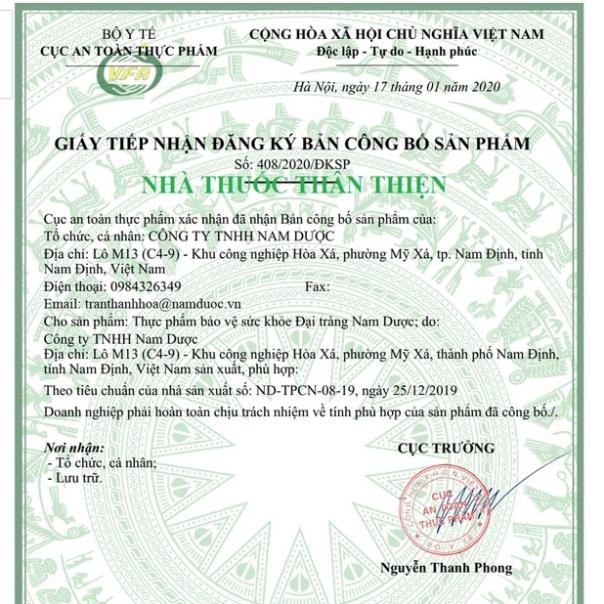 Đại Tràng Nam Dược - Hỗ trợ làm giảm các triệu chứng rối loạn tiêu hóa (30 viên)