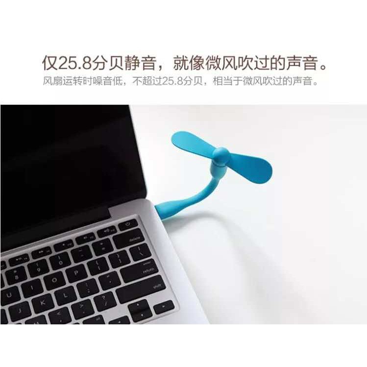 Quạt Mini Xiaomi Cổng USB Hình Chuồn Chuồn Nhiều Màu Tuỳ Chọn Tiện Lợi