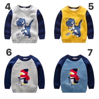 Áo len Micky, Khủng Long cho bé trai