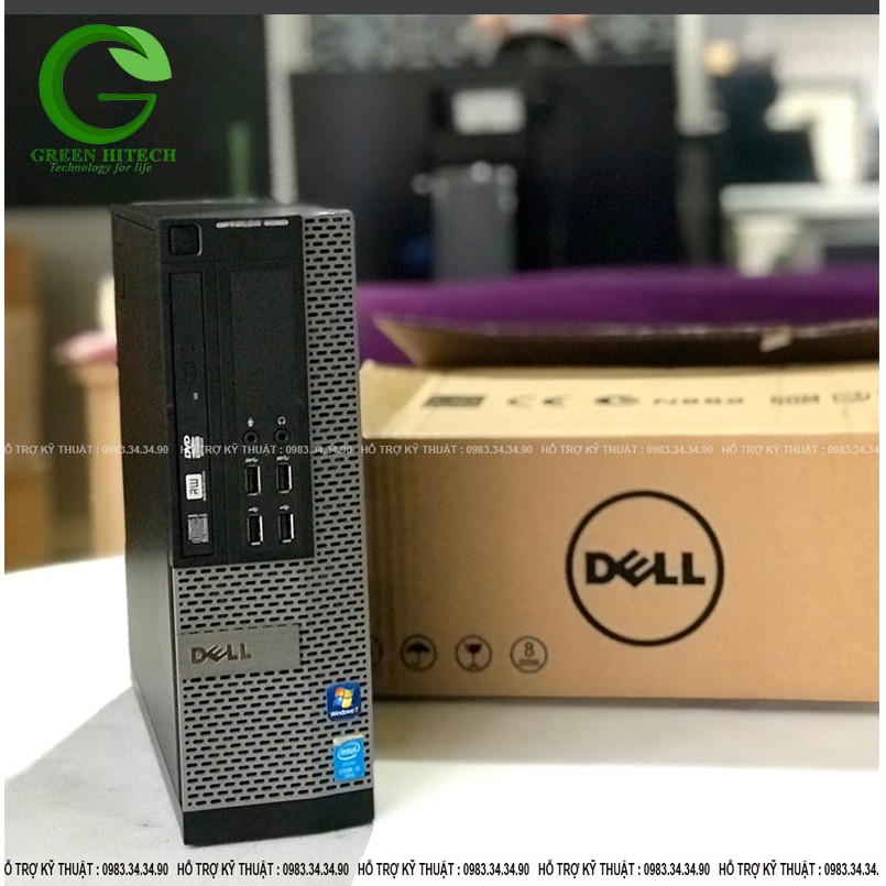 BH 6T - Máy bộ dell, barebone dell optiplex 3020 7020 SFF ( CPU i5 4570 ,i3-4160, G-3220 / 4G / SSD 120G )