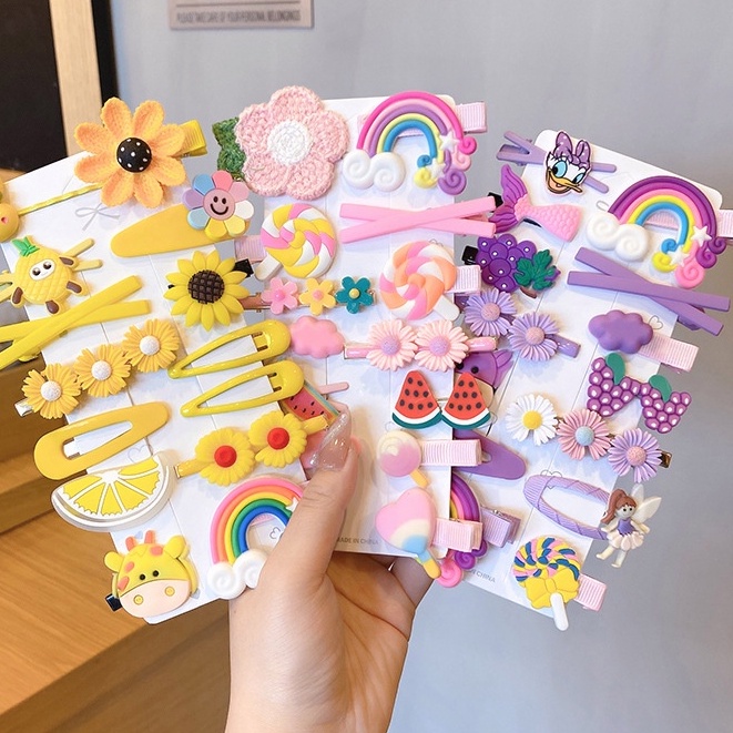 Aiyaya Kẹp Tóc Phong Cách Công Chúa Hàn Quốc Dễ Thương Thời Trang Cho Bé Gái