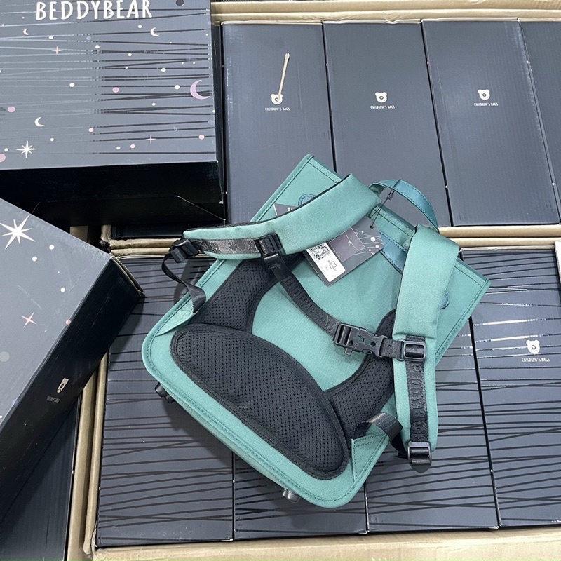 TNS - Balo cho bé   Beddie Bear kids backpack-màu xanh dễ thương cho bé