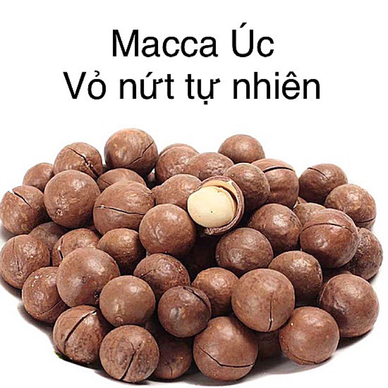 Hạt macca Úc vỏ nứt tự nhiên ăn liền 500g | BigBuy360 - bigbuy360.vn