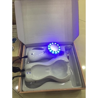 Búa Lạnh Điện Di, Búa Lạnh Massage Mặt Mini Có Đèn Dùng Trong Spa,