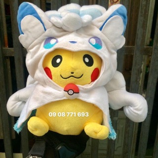 Thú bông Pikachu cosplay Vulpix 27cm