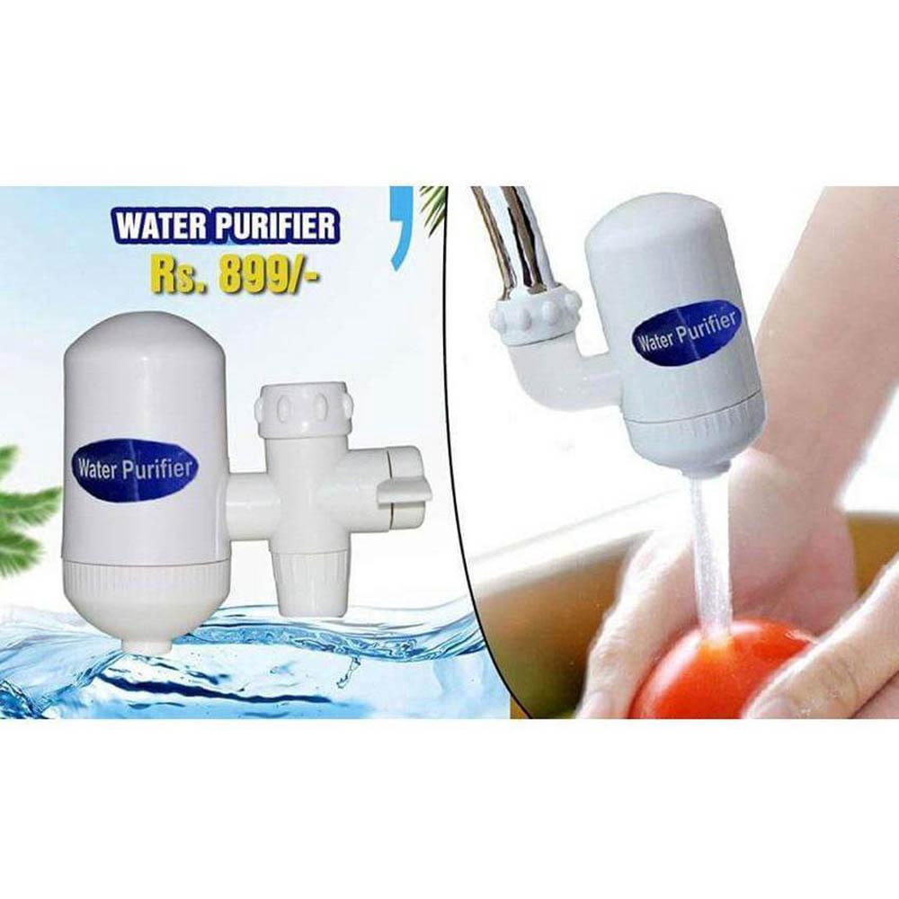 Đầu lọc nước tại vòi Water Purifier, Thiết bị lọc nước khử mùi, khử màu, khử tạp chất công nghệ đức- XẢ CUỐI NĂM