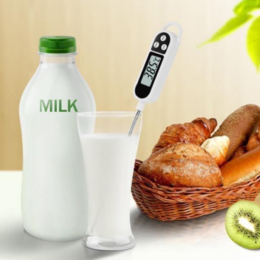 Nhiệt Kế Điện Tử Đo Nhiệt Độ Thực Phẩm/Dầu/Sữa Cho Nhà Bếp