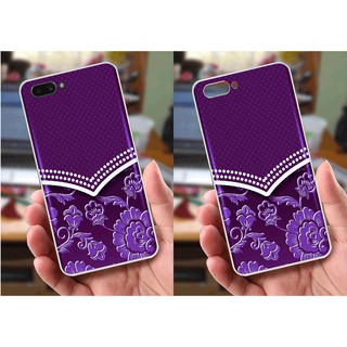 Ốp lưng Oppo A3s (dẻo viền trắng trong) - Hoa Cỏ Mùa Xuân