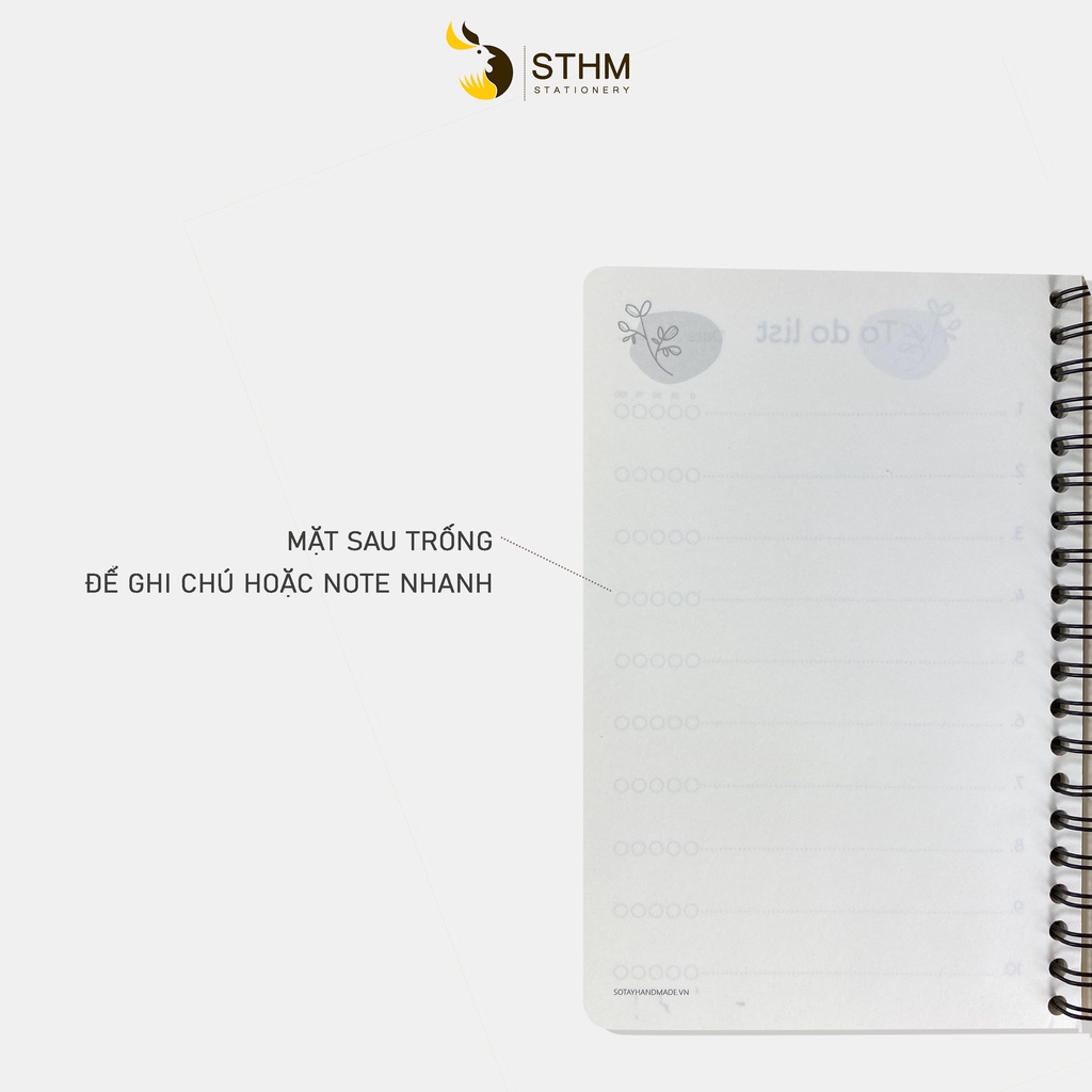 To do list - Sổ tay lập kế hoạch mỗi ngày - daily planner - STHM Stationery