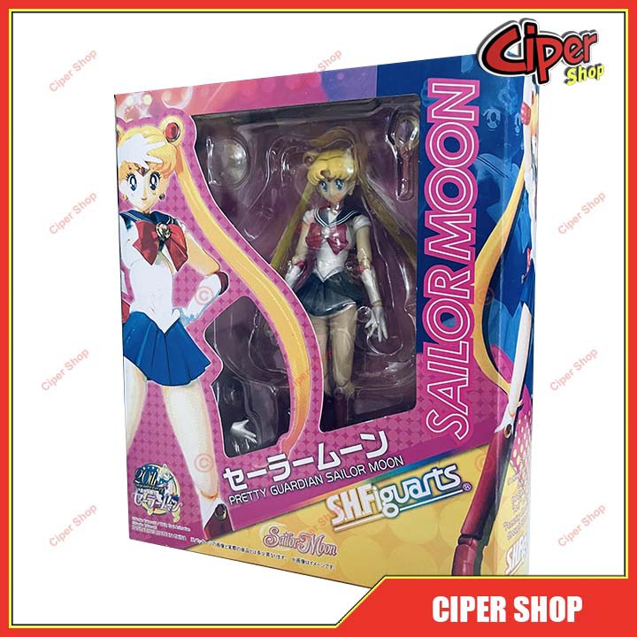 Mô hình Sailor Moon SHF - Thủy thủ mặt trăng - Figure Action Sailor SHF