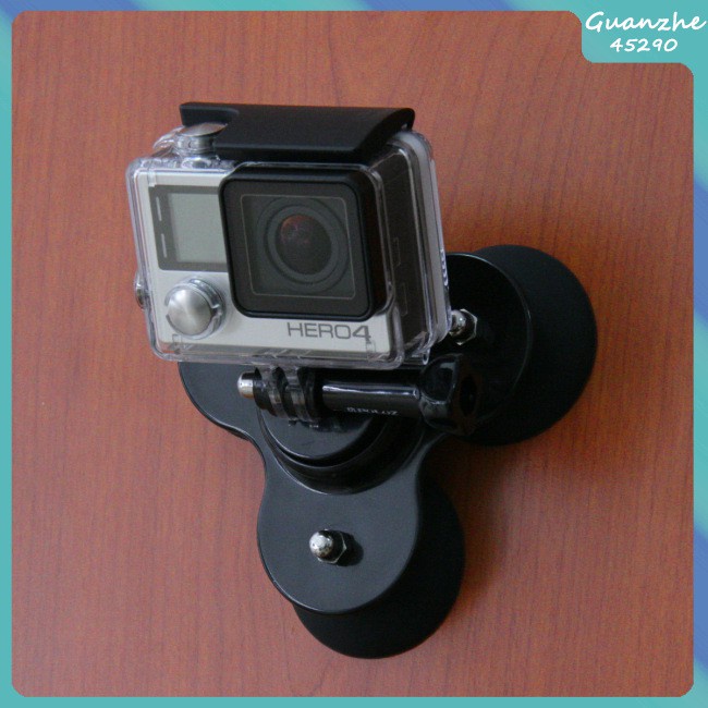 Giá Đỡ Máy Ảnh Gopro Hero 6 5 4 3 + 3 2 Sjcam Sj4000 Hình Tam Giác Có Giác Hút Gắn Xe Hơi