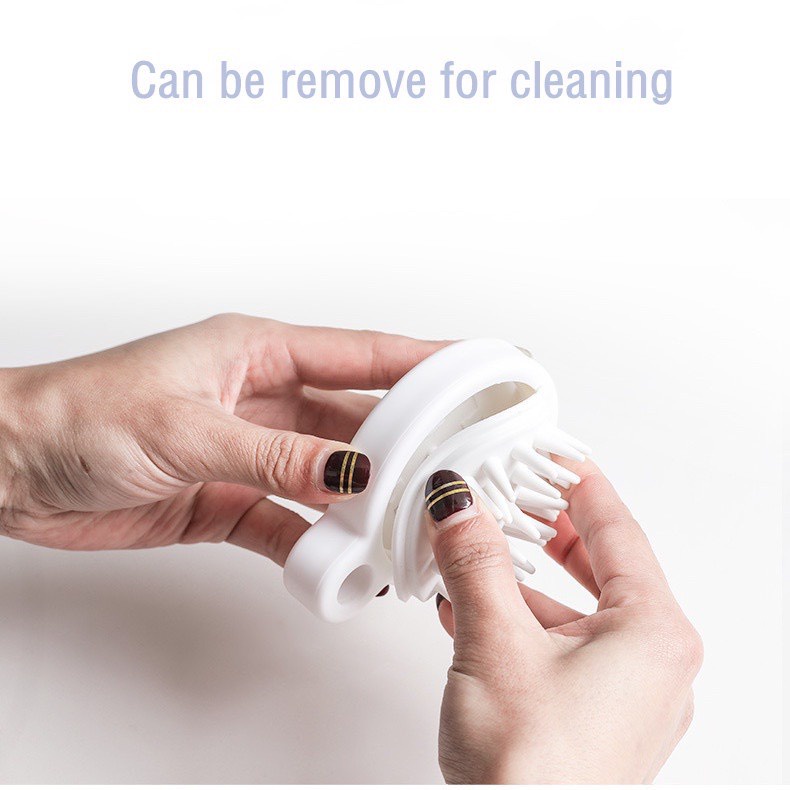 Lược gội đầu, bàn chải silicon mát xa đầu có túi khí bảo vệ tóc và giúp thư giãn da đầu Mỹ Phẩm Chính Hãng CHANGWEILAIYA