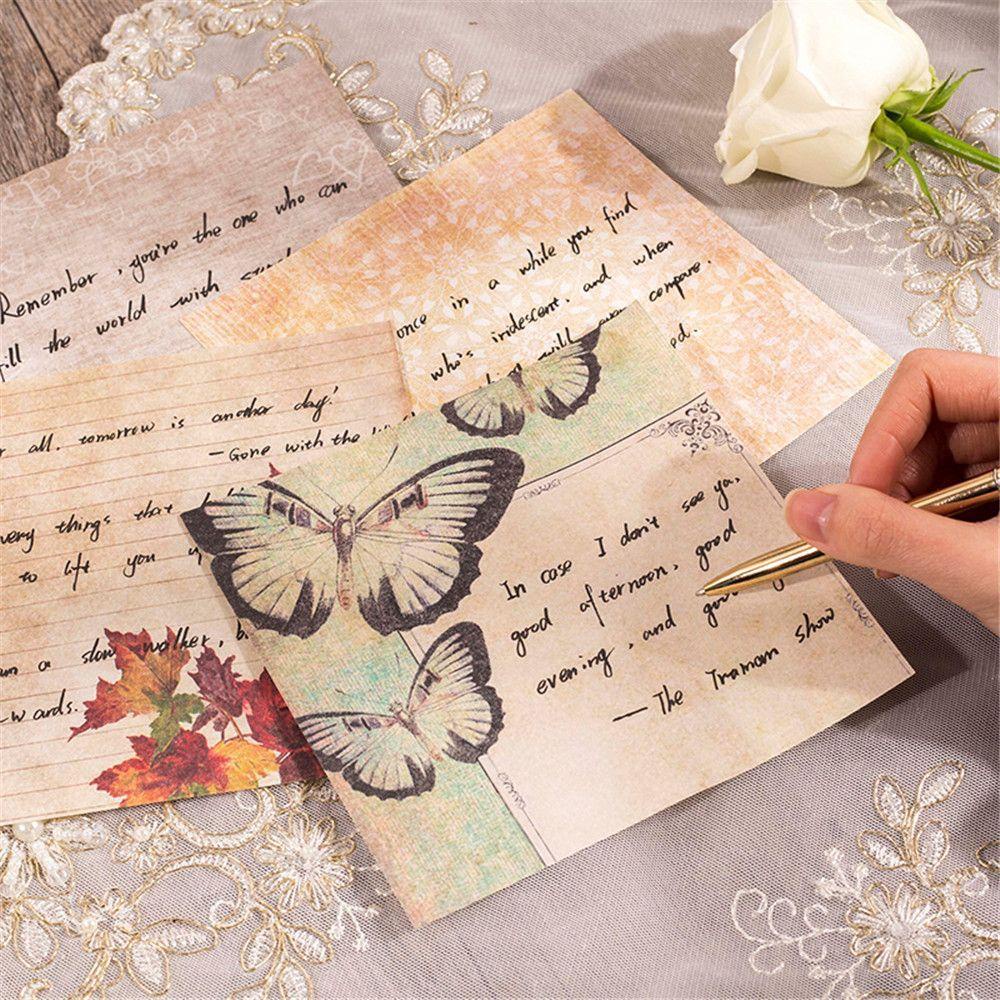 Giấy Ghi Nhớ Hình Hoa Cổ Điển Tự Làm Sổ Kế Hoạch Trang Trí Phông Nền Tạp Chí Thân Cây