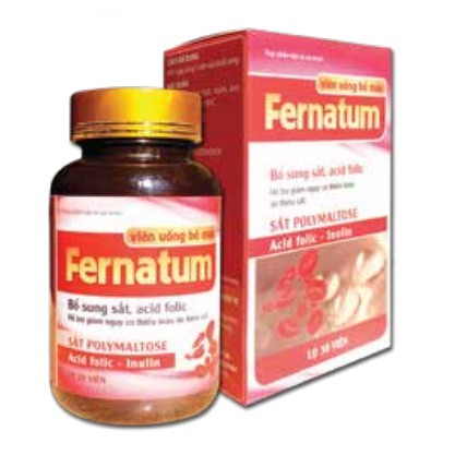Fernatum – Bố sung sắt cho bà bầu (Hộp 30 viên)