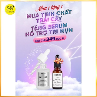 Serum Inspire Ampoule Tinh Chất Trái Cây Chính Hãng - Cải thiện giảm Mụn -Thâm-Nám - Phục hồi hư tổn (Tặng 1 Serum Mụn)