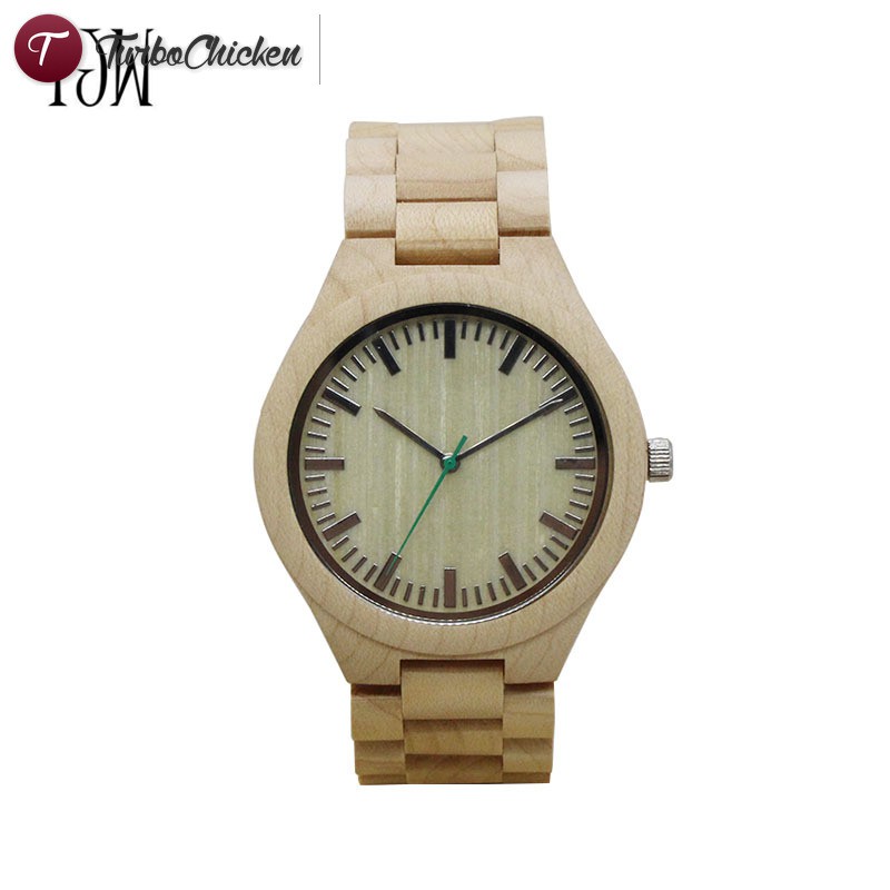 #Đồng hồ đeo tay# Simple Fashion Nature Wood Watch Analog Sport Bamboo  Genuine For Men Women  Wooden Bamboo watch