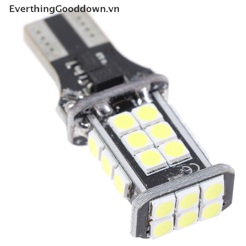 Bộ 2 Đèn LED T15 W16W 24 SMD 3030 921 912 Ánh Sáng Trắng