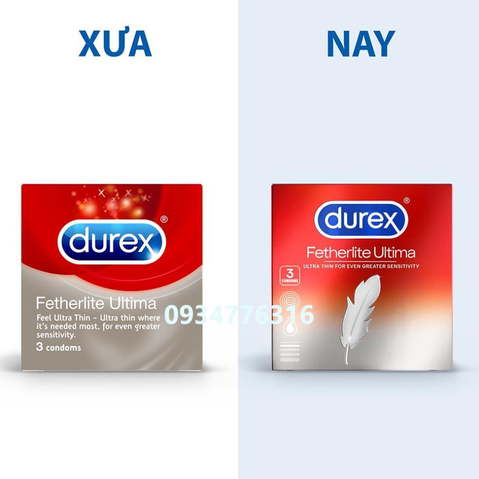 ✅ Bao cao su Durex Fetherlite Ultima  Hộp 3-12 bao