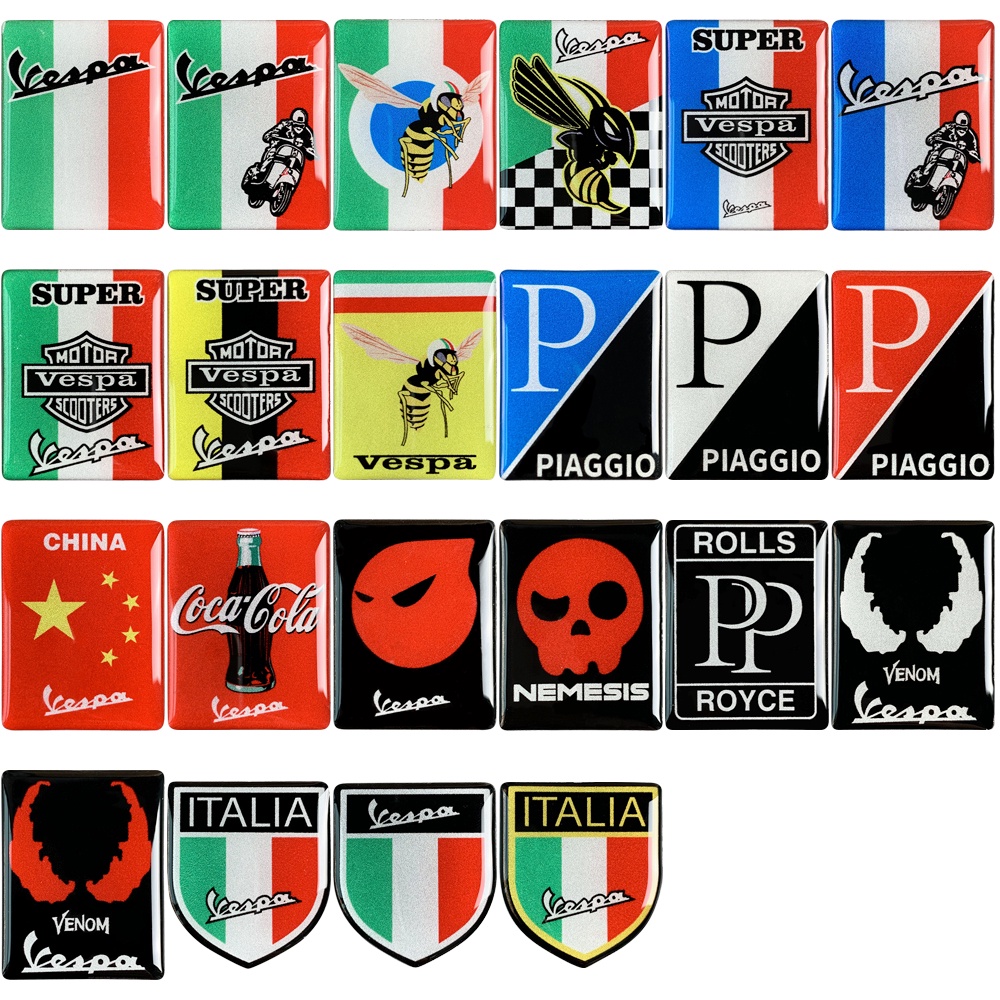 Miếng Dán Epoxy Mềm Mại Trang Trí Cho Xe Vespa Spring Sprint 150 Vespa GTS300